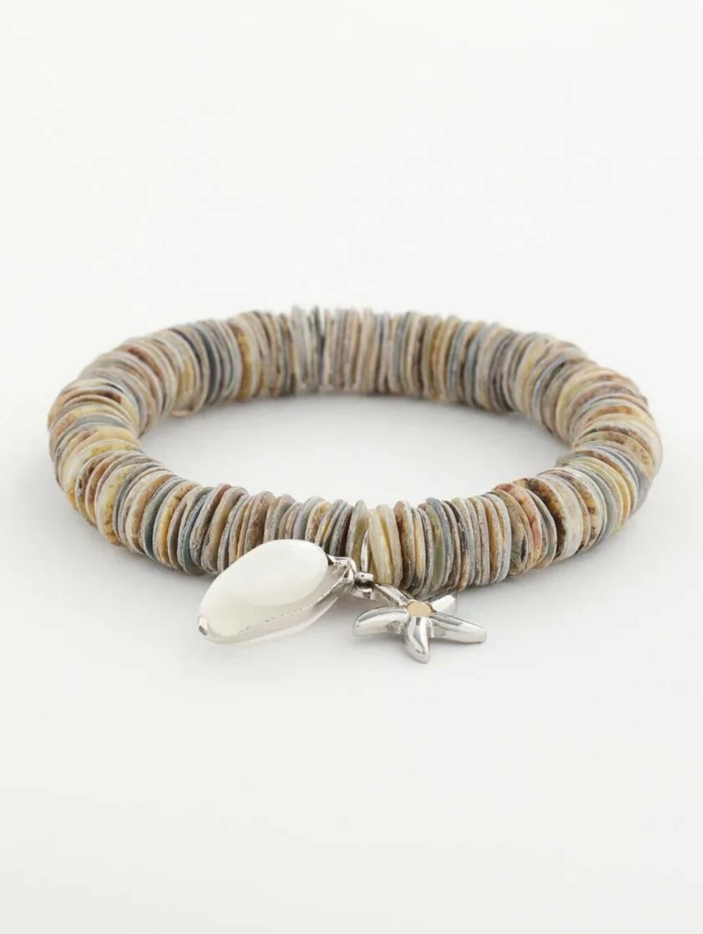 Chico's Agate Stretch Charm Bracelet